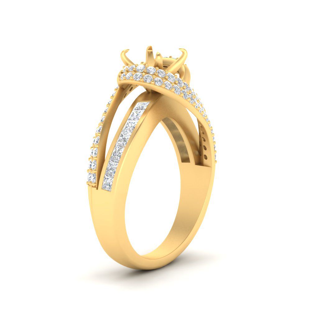 semi-mount-swirl-halo-diamond-engagement-ring-with-baguette-in-FD10355SMRANGLE3-NL-YG
