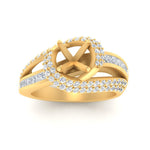Load image into Gallery viewer, semi-mount-swirl-halo-diamond-engagement-ring-with-baguette-in-FD10355SMRANGLE3-NL-YG
