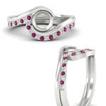 Load image into Gallery viewer, semi-mount-swirl-pink-sapphire-wedding-band-set-in-white-gold-fdens7806smgsadrpiangle3-nl-wg.jpg?v=1759906664
