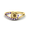 Load image into Gallery viewer, Swirl Split Semi Mount Ring For Women