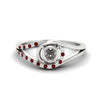 Load image into Gallery viewer, Swirl Split Semi Mount Ring For Women