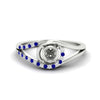 Load image into Gallery viewer, Swirl Split Semi Mount Ring For Women