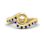 Load image into Gallery viewer, semi-mount-swirl-sapphire-wedding-band-set-in-yellow-gold-fdens7806smgsabl-nl-yg.jpg?v=1759906665
