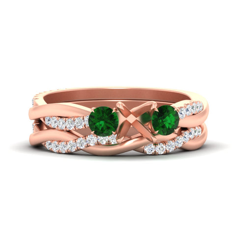 semi-mount-three-stone-twisted-emerald-wedding-band-in-rose-gold-fdens3301smgemgrsleep-nl-rg.jpg
