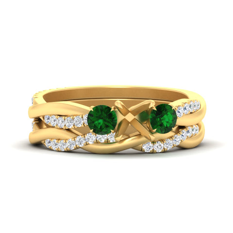 semi-mount-three-stone-twisted-emerald-wedding-band-in-yellow-gold-fdens3301smgemgrsleep-nl-yg.jpg