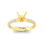 Load image into Gallery viewer, semi-mount-triple-row-underhalo-pave-engagement-ring-in-yellow-gold-fd11557smr-nl-yg.jpg
