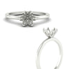 Load image into Gallery viewer, Semi Mount Tulip Six Prong Solitaire Engagement Ring