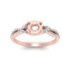 Load image into Gallery viewer, semi-mount-twist-diamond-ring-in-rose-gold-FDENR3211SMRANGEL5-NL-RG