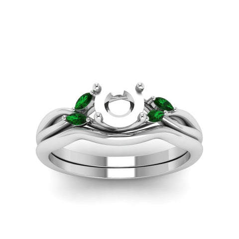 semi-mount-twisted-diamond-ring-with-matching-curved-band-with-emerald-in-14K-white-gold-FD8300RSMGEMGR-NL-WG.jpg