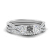 Load image into Gallery viewer, semi-mount-twisted-floral-prong-diamond-wedding-set-in-white-gold-FD10257SM-NL-WG?v=1756359411
