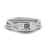 Load image into Gallery viewer, semi-mount-twisted-floral-prong-diamond-wedding-set-in-white-gold-FD10257SM-NL-WG?v=1756359411
