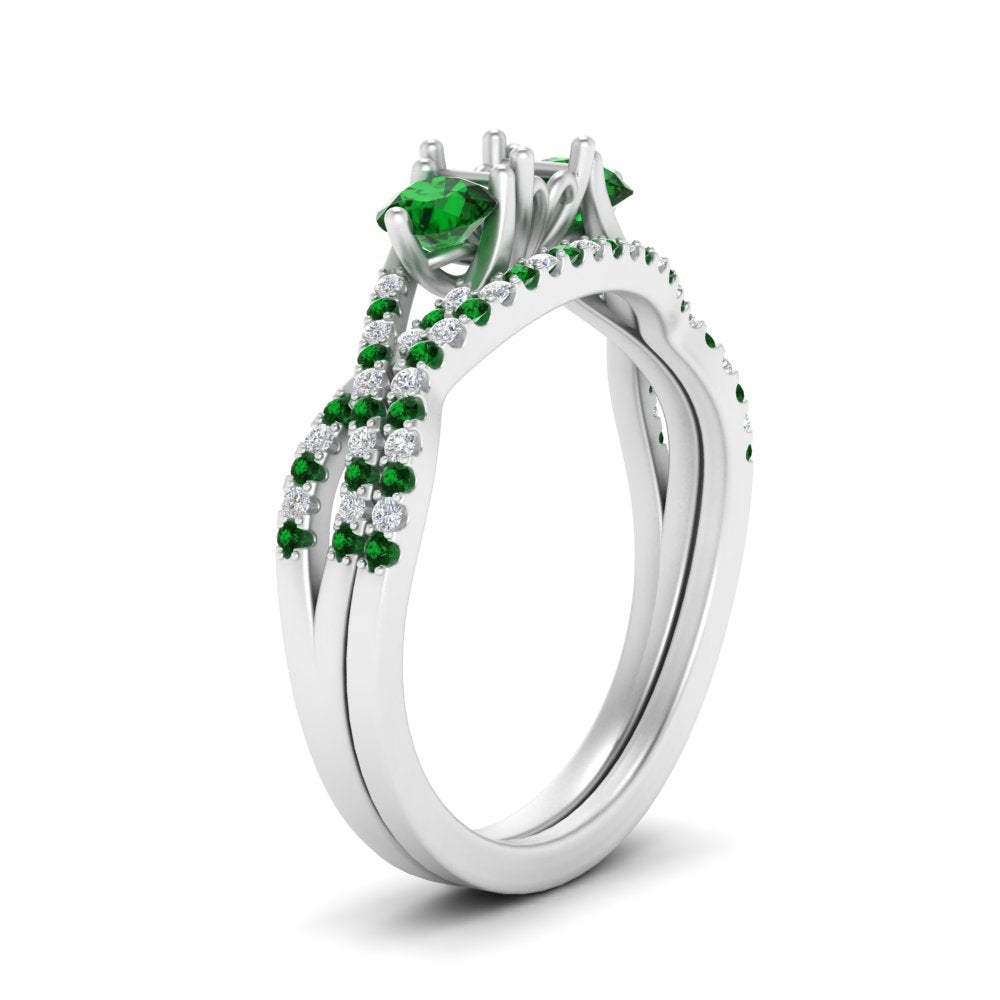 semi-mount-twisted-floral-prong-emerald-wedding-set-in-white-gold-FD10257SMGEMGR-ANGLE2-NL-WG?v=1756359411
