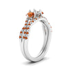 Load image into Gallery viewer, semi-mount-twisted-floral-prong-orange-sapphire-wedding-set-in-white-gold-FD10257SMGSAOR-ANGLE2-NL-WG?v=1756359411