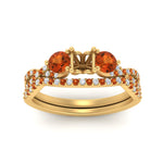 Load image into Gallery viewer, semi-mount-twisted-floral-prong-orange-sapphire-wedding-set-in-yellow-gold-FD10257SMGSAOR-ANGLE5-NL-YG?v=1756359412
