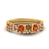 Load image into Gallery viewer, semi-mount-twisted-floral-prong-orange-sapphire-wedding-set-in-yellow-gold-FD10257SMGSAOR-NL-YG?v=1756359411