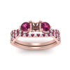Load image into Gallery viewer, semi-mount-twisted-floral-prong-pink-sapphire-wedding-set-in-rose-gold-FD10257SMGSADRPI-ANGLE5-NL-RG?v=1756359411