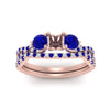 Load image into Gallery viewer, semi-mount-twisted-floral-prong-sapphire-wedding-set-in-rose-gold-FD10257SMGSABL-ANGLE5-NL-RG?v=1756359411