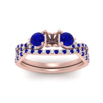 Load image into Gallery viewer, semi-mount-twisted-floral-prong-sapphire-wedding-set-in-rose-gold-FD10257SMGSABL-ANGLE5-NL-RG?v=1756359411
