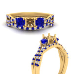 Load image into Gallery viewer, semi-mount-twisted-floral-prong-sapphire-wedding-set-in-yellow-gold-FD10257SMGSABL-ANGLE3-NL-YG?v=1756359411
