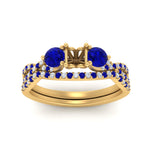Load image into Gallery viewer, semi-mount-twisted-floral-prong-sapphire-wedding-set-in-yellow-gold-FD10257SMGSABL-ANGLE5-NL-YG?v=1756359411
