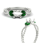 Load image into Gallery viewer, semi-mount-twisted-leaf-emerald-split-engagement-ring-in-white-gold-fdenr1084smgemgrangle3-nl-wg_b831b9e3-07dd-4e0a-a17d-a4c80ec130b6.jpg?v=1764581078
