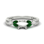 Load image into Gallery viewer, semi-mount-twisted-leaf-emerald-split-engagement-ring-in-white-gold-fdenr1084smgemgrsleep-nl-wg_ef4b2030-4248-49d4-885b-4ded73ca8dbc.jpg?v=1764581079
