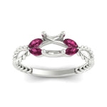 Load image into Gallery viewer, semi-mount-twisted-leaf-pink-sapphire-split-engagement-ring-in-white-gold-fdenr1084smgsadrpiangle5-nl-wg_1cd553fa-6032-49a5-a01f-d10880dc55e2.jpg?v=1764581078
