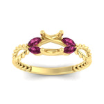Load image into Gallery viewer, semi-mount-twisted-leaf-pink-sapphire-split-engagement-ring-in-yellow-gold-fdenr1084smgsadrpiangle5-nl-yg_fd0de944-ec55-4fb3-b408-8d62c46b27ea.jpg?v=1764581078
