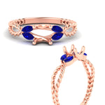 Load image into Gallery viewer, semi-mount-twisted-leaf-sapphire-split-engagement-ring-in-rose-gold-fdenr1084smgsablangle3-nl-rg_4c9c9023-3b4a-4ddc-b02b-479573b44177.jpg?v=1764581079
