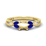 Load image into Gallery viewer, semi-mount-twisted-leaf-sapphire-split-engagement-ring-in-yellow-gold-fdenr1084smgsablsleep-nl-yg_11551f7f-63da-41fd-947c-89a0bf4894e7.jpg?v=1764581079
