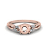 Load image into Gallery viewer, semi-mount-twisted-petal-diamond-engagement-ring-in-14K-rose-gold-FD8300RSMR-NL-RG.jpg