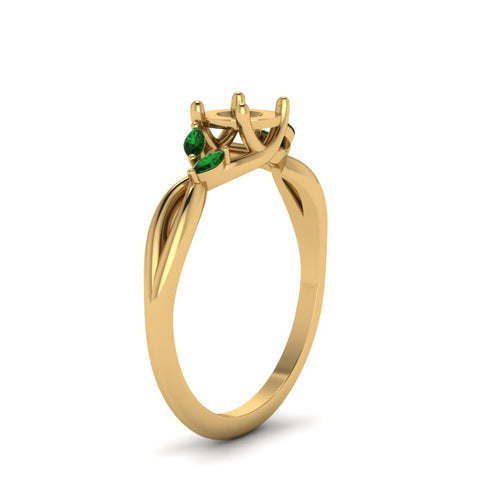 semi-mount-twisted-petal-diamond-engagement-ring-with-emerald-in-14K-yellow-gold-FD8300RSMRGEMGR-NL-YG.jpg
