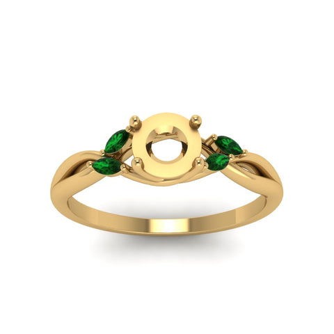 semi-mount-twisted-petal-diamond-engagement-ring-with-emerald-in-14K-yellow-gold-FD8300RSMRGEMGR-NL-YG.jpg