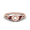 Load image into Gallery viewer, semi-mount-twisted-petal-diamond-engagement-ring-with-ruby-in-14K-rose-gold-FD8300RSMRGRUDR-NL-RG.jpg