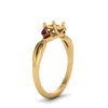 Load image into Gallery viewer, semi-mount-twisted-petal-diamond-engagement-ring-with-ruby-in-14K-yellow-gold-FD8300RSMRGRUDR-NL-YG.jpg