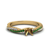 Load image into Gallery viewer, semi-mount-twisted-vine-diamond-engagement-ring-for-women-with-emerald-in-14K-yellow-gold-FD8233SMRGEMGR-NL-YG.jpg