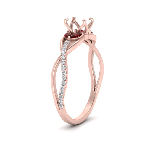 semi-mount-twisted-vine-floral-diamond-engagement-ring-with-ruby-in-FD10977SMRGRUDRANGLE3-NL-RG