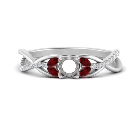semi-mount-twisted-vine-floral-diamond-engagement-ring-with-ruby-in-FD10977SMRGRUDRANGLE3-NL-WG