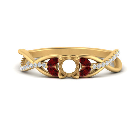 semi-mount-twisted-vine-floral-diamond-engagement-ring-with-ruby-in-FD10977SMRGRUDRANGLE3-NL-YG