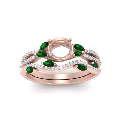 semi-mount-twisted-vine-luxury-emerald-bridal-ring-set-in-rose-gold-FDENR3211SMGEMGRANGLE3-NL-RG