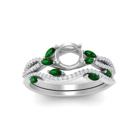 semi-mount-twisted-vine-luxury-emerald-bridal-ring-set-in-white-gold-FDENR3211SMGEMGRANGLE3-NL-WG