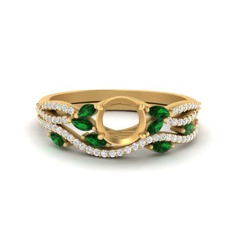 semi-mount-twisted-vine-luxury-emerald-bridal-ring-set-in-yellow-gold-FDENR3211SMGEMGRANGLE3-NL-YG