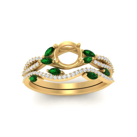 semi-mount-twisted-vine-luxury-emerald-bridal-ring-set-in-yellow-gold-FDENR3211SMGEMGRANGLE3-NL-YG