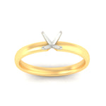 Load image into Gallery viewer, semi-mount-two-tone-2.5-mm-comfort-fit-solitaire-ring-in-yellow-gold-fdens11590smrangle5-2.50mm-nl-yg?v=1757677019
