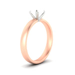 Load image into Gallery viewer, semi-mount-two-tone-3-mm-comfort-fit-solitaire-ring-in-rose-gold-fdens11590smrangle2-3.00mm-nl-rg?v=1757677019
