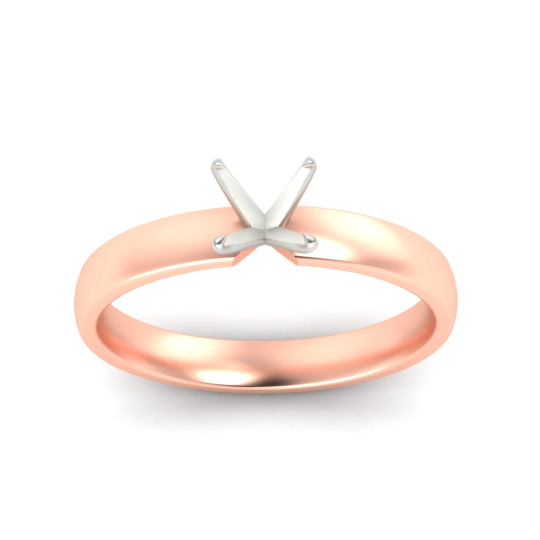 semi-mount-two-tone-3-mm-comfort-fit-solitaire-ring-in-rose-gold-fdens11590smrangle5-3.00mm-nl-rg?v=1757677019