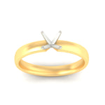 Load image into Gallery viewer, semi-mount-two-tone-3-mm-comfort-fit-solitaire-ring-in-yellow-gold-fdens11590smrangle5-3.00mm-nl-yg?v=1757677019
