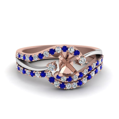 semi-mount-two-tone-3-stone-diamond-swirl-bridal-set-with-blue-sapphire-in-FDO50895SMGSABL-NL-RG
