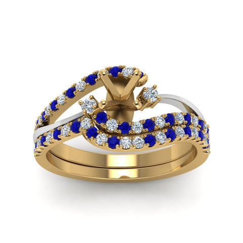 semi-mount-two-tone-3-stone-diamond-swirl-bridal-set-with-blue-sapphire-in-FDO50895SMGSABL-NL-YG