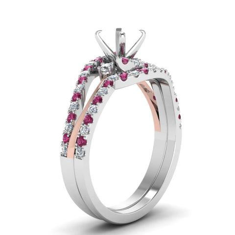 semi-mount-two-tone-3-stone-diamond-swirl-bridal-set-with-pink-sapphire-in-FDO50895SMGSADRPI-NL-WG